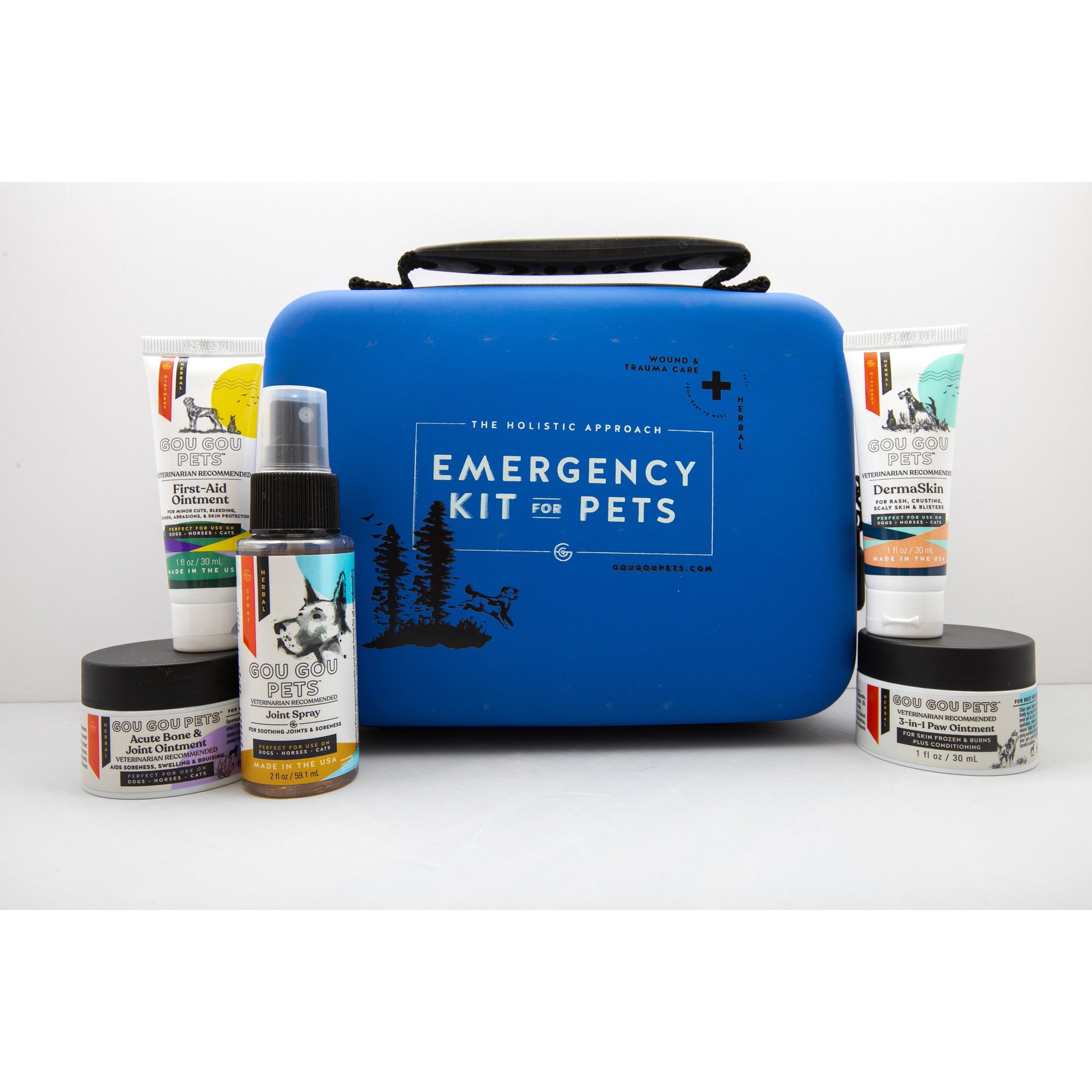 Gou Gou Pets Emergency Kit Recovery Pain Ointment Dog Wound Care
