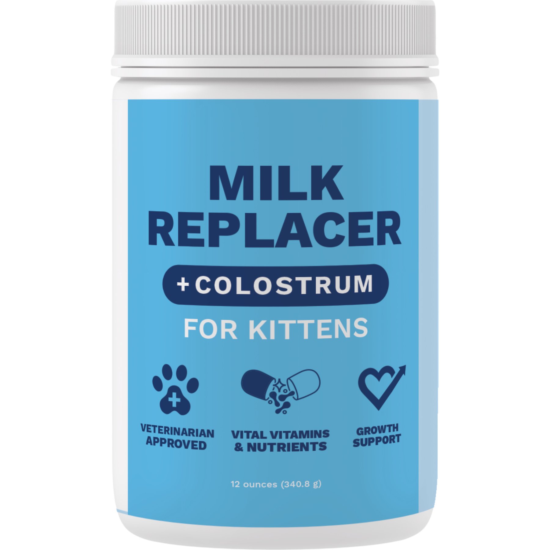 Under the Weather Immune Support Cow Milk Flavored Powdered Supplement for Cats & Kittens, 12-oz