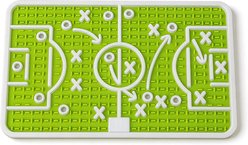 FIFA Winner Lick & Play Mat Training Treat-Dispensers Cat Toy, Green, 12.6 x 7.87 x 0.8-in