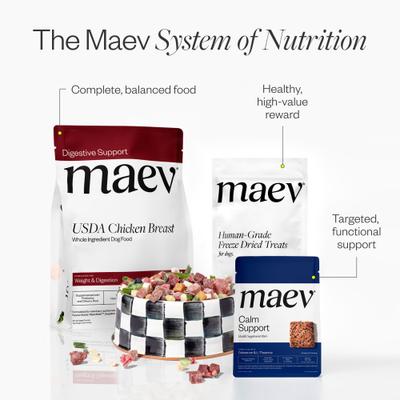Show full view: Maev Human-Grade Skin & Coat Health Wafer Supplement Bars for Dogs, 30 count slide 9 of 9