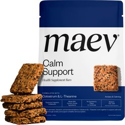 Maev Human-Grade Anxiety & Calming Wafer Supplement Bars for Dogs, 30 count