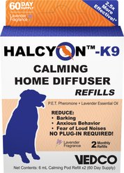 Halcyon Calming Diffuser Refill for Dogs, 2 count