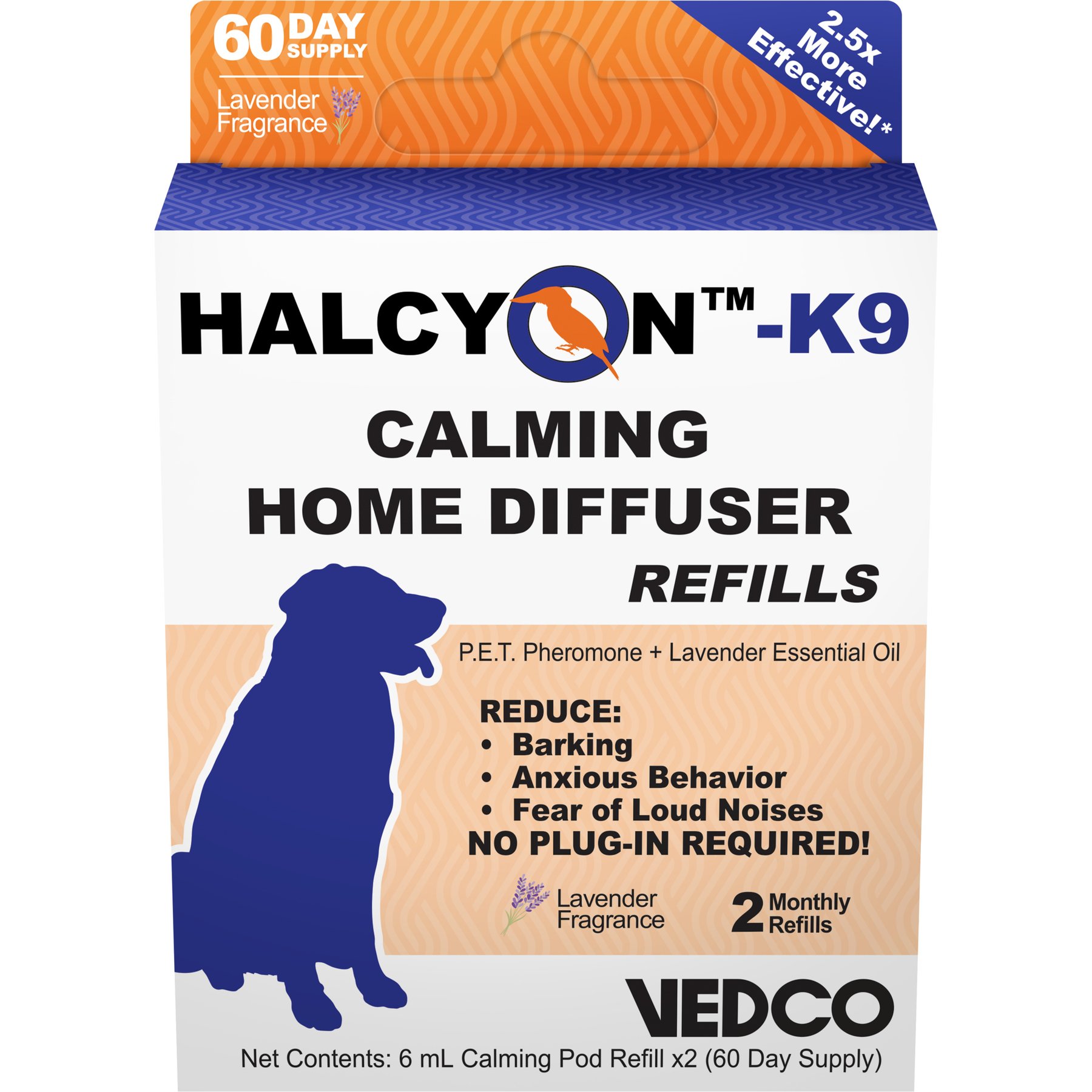Halcyon Calming Diffuser Refill for Dogs, 2 count