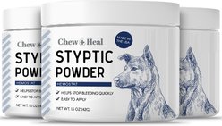 Chew + Heal Styptic Powder Dog Treatment, 4.5-oz