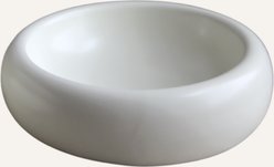 Catenary Home Extra Wide Bubbly Ceramic Cat Bowl, White, 1-cup slide 1 of 4