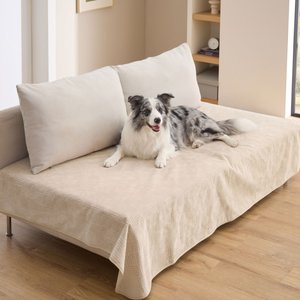 Bedsure Waterproof Dog Couch Protector Cover Blanket, Cream, X-Large
