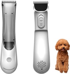 Decflow 3-Speed Adjustable Grooming Trimmer Dog & Cat Hair Clipper, White