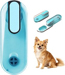 Decflow Collapsible Leak-Proof Plastic Dogs & Cats Travel Water Bottle, Blue, 11.8-fl oz slide 1 of 7