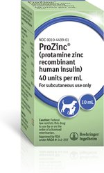ProZinc (protamine zinc recombinant human insulin) U-40 Injectable for Dogs & Cats, 10-mL
