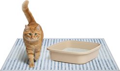 The Avalon Society Non-Slip Waterproof Cat Litter Mat, Stone Column Siena, Large: 36 x 48-in slide 1 of 7
