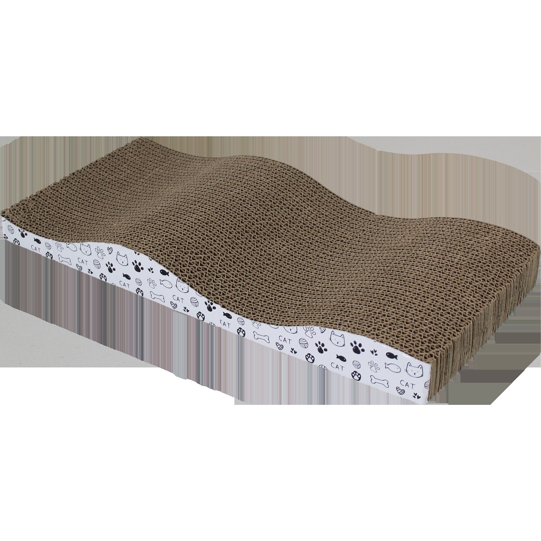 A&E Cage Company Pampurred Paws Wave Lounger Cat Scratcher Pad