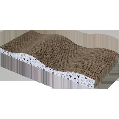 A&E Cage Company A&E Cage Company Pampurred Paws Wave Lounger Cat Scratcher Pad