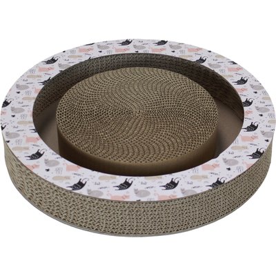 A&E Cage Company A&E Cage Company Pampurred Paws Chase & Scratch Cat Scratcher Pad