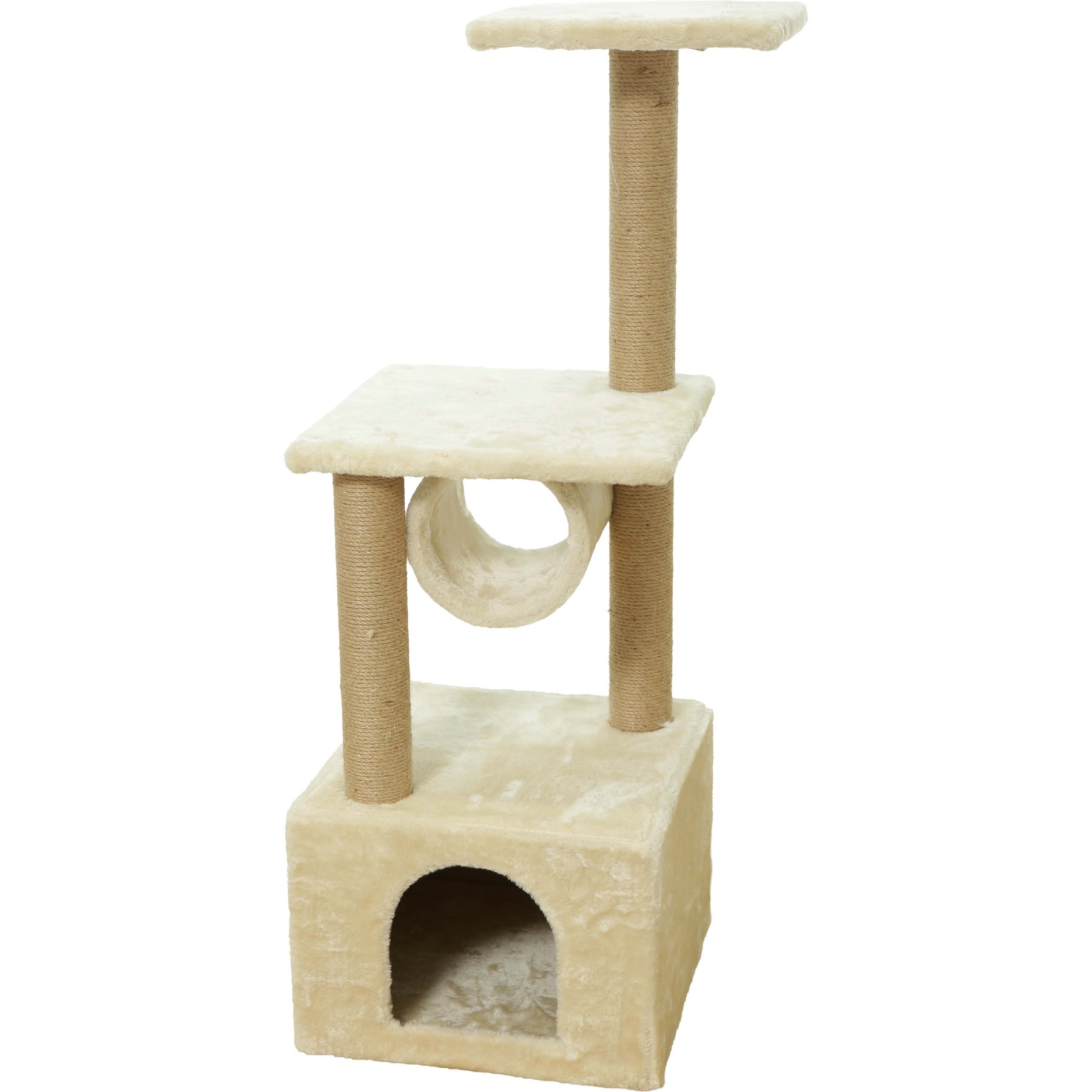 A&E Cage Company Pampurred Paws Ivory Retreat Cat Scratcher Pad