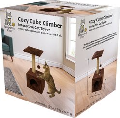 A&E Cage Company Pampurred Paws Cozy Cube Climber Cat Scratcher Pad slide 2 of 3