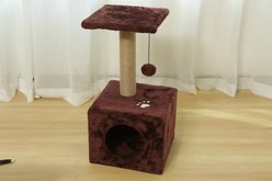 A&E Cage Company Pampurred Paws Cozy Cube Climber Cat Scratcher Pad