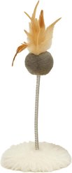 A&E Cage Company Pampurred Paws Spring Tail Teaser Cat Scratcher Pad slide 2 of 3