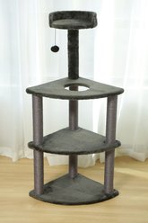 A&E Cage Company Pampurred Paws Sky Climb Tower Cat Scratcher Pad slide 1 of 3