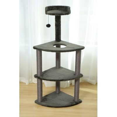 A&E Cage Company A&E Cage Company Pampurred Paws Sky Climb Tower Cat Scratcher Pad