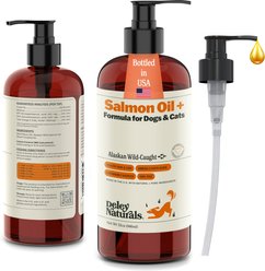 Deley Naturals Wild Alaskan Salmon Oil + for Dogs & Cats, 32-fl oz bottle slide 2 of 8