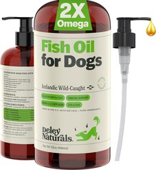 Deley Naturals Fish Oil Dog Supplement, 32-fl oz bottle