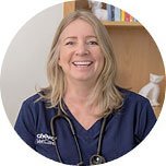 Headshot of the Chewy Vet Care North Academy veterinarian