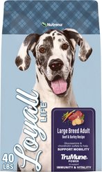 Nutrena Loyall Life Large Breed Beef & Barley Recipe Adult Dog Food, 40-lb bag