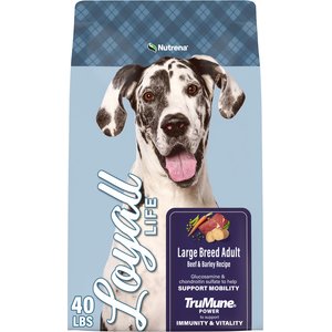 Nutrena Loyall Life Large Breed Beef & Barley Recipe Adult Dog Food, 40-lb bag