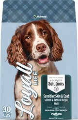 Nutrena Loyall Life Advanced Solutions Sensitive Skin & Coat Salmon & Oatmeal Recipe Adult Dog Food, 30-lb bag