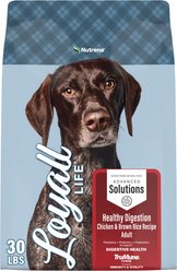 Nutrena Loyall Life Advanced Solutions Healthy Digestion Chicken & Rice Recipe Adult Dog Food, 30-lb ba...