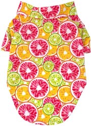 Doggie Design Hawaiian Dog Camp Shirt, X-Large, Citrus Slice slide 1 of 5