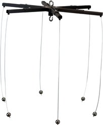 Sparrow-B-Gone! Hanging Smart Camera Feeders Wild Bird Feeder Accessory, Black