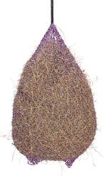 Shires Equestrian Products Greedy Feeder Colour-Twist Horse Net, 40-in, Red Twist