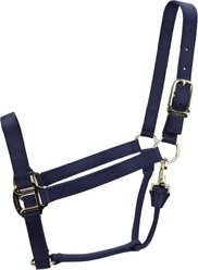 Shires Equestrian Products ARMA Non Adjustable Nylon Horse Halter, Navy, Full