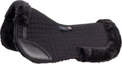 Shires Equestrian Products ARMA Deluxe Cotton Horse Half Pad, 17.5 to 18-in, Black