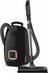 Miele Guard L1 AllFloor Bagged Canister Vacuum Cleaner, Obsidian Black/Rose Gold