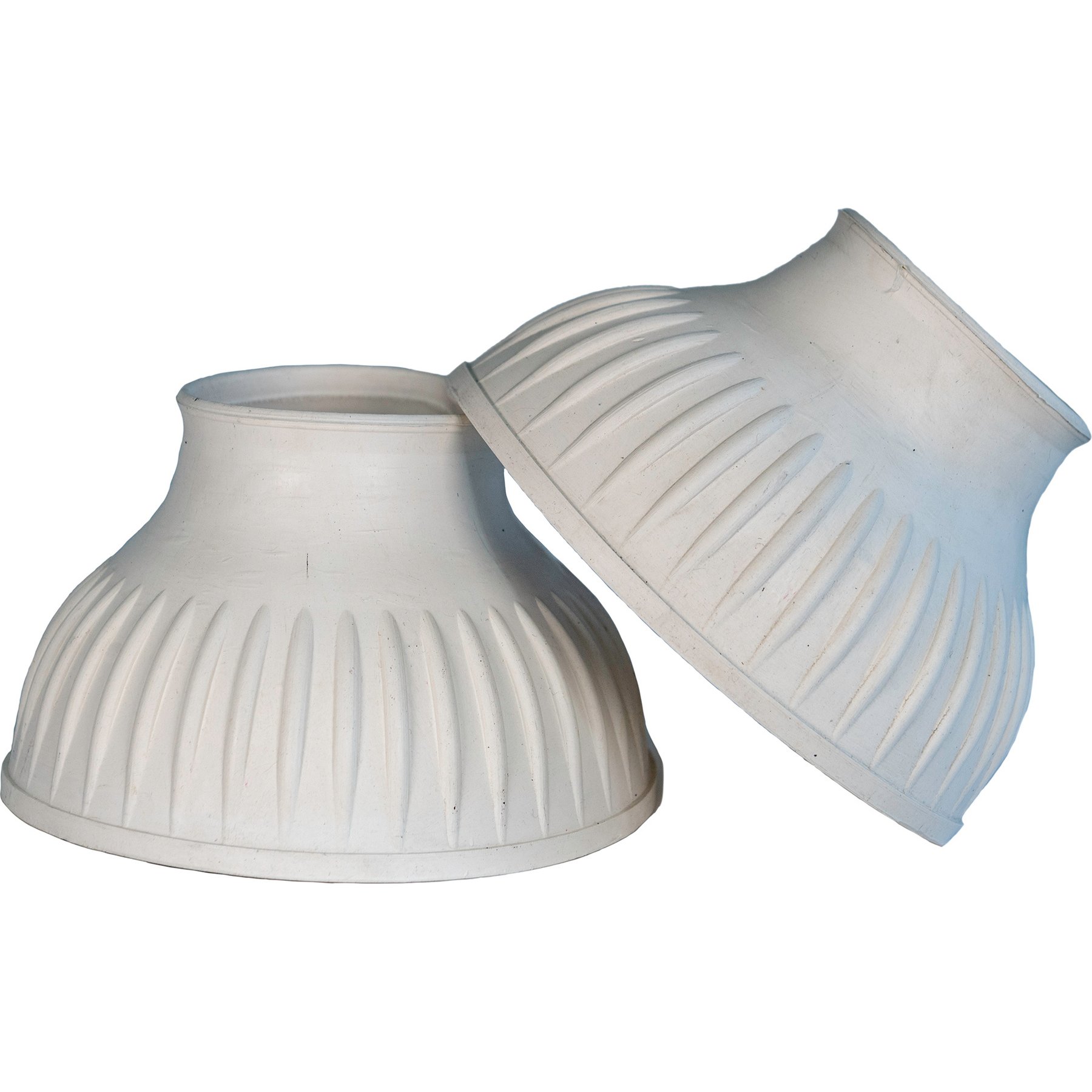 Nunn Finer Long Neck Horse Bell Boots, White, Small