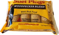 Wildlife Sciences Woodpecker Suet Plugs Wild Bird Food, case of 12 slide 2 of 4