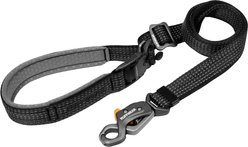 Ruffwear Ridgeline Reflective Dog Leash, Obsidian Black, 6.5-ft long, 1-in wide