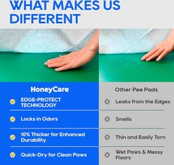 HoneyCare Edge Protect All Absorb Training Dog Potty Pads, X-Large: 26 x 30-in, 40 count slide 2 of 9