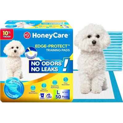 HoneyCare HoneyCare Edge Protect All Absorb Training Dog Potty Pads, X-Large: 26 x 30-in, 40 count
