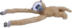 Indipets Long-Armed Gibbon Squeaky Plush Dog Toy, 18-in
