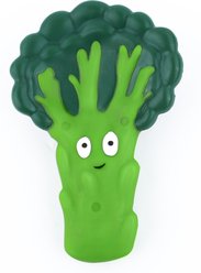 Indipets Broccoli Chew Dog Toy, 6.3-in