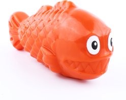 Indipets Fish Jiggle Giggle Squeaky Dog Toy, 6.1-in slide 2 of 2