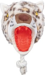 Indipets Angry Dog Cheetah Squeaky Plush Dog Toy, 11-in slide 2 of 3