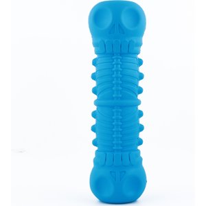 Indipets Skull & Ribcage Squeaky Dog Toy, 8.4-in