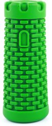 Indipets Castle Squeaky Chew Dog Toy, 6.3-in