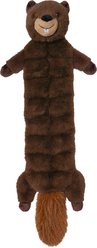Indipets Beaver Mega 17-Squeaker Mat Plush Dog Toy, 31-in