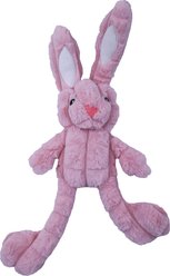Indipets Pull-my-ears Pink Rabbit Squeaky Plush Dog Toy, 16-in slide 2 of 2