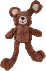 Indipets Pull-my-ears Brown Bear Squeaky Plush Dog Toy, 15-in slide 2 of 2